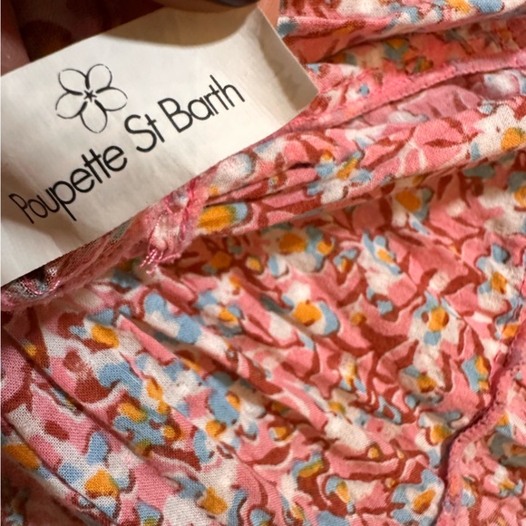 Poupette St. Barth Soledad Smocked Tiered Dress Size Small ( a2) - Picture 8 of 12